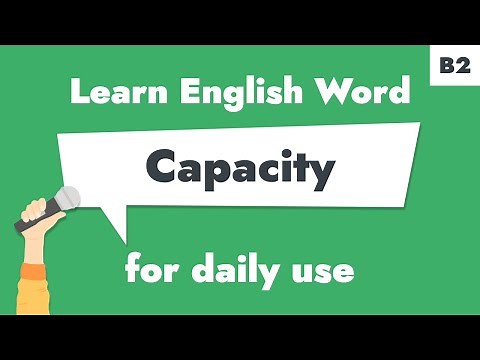 #078 – "Capacity" | Learn B2 English Noun – Manage resources efficiently.
