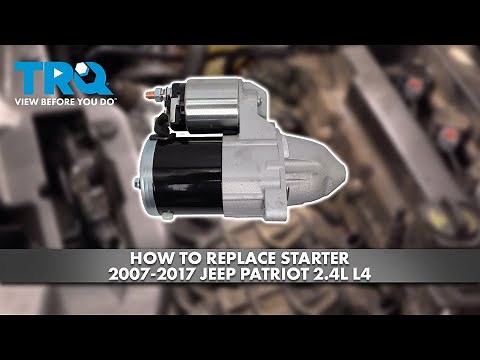 How to Replace Starter 2007-2017 Jeep Patriot 2.4L L4