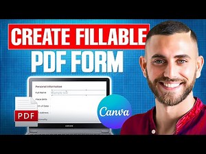 How to Create a Fillable PDF Form in Canva (2024) | Easy Guide