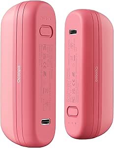 OCOOPA 2 in 1 Magnetic Rechargeable Hand Warmers, UT2s Mini Electric Handwarmers 2 Pack, Split USB-C, Reusable Portable Pocket Heater, Raynauds, Golf, Christmas, Tech Gifts for Women Men