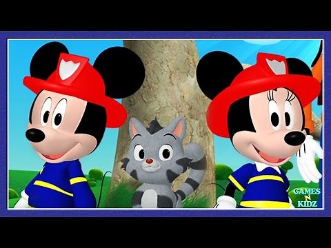 Mickey Mouse: Fire Truck Cat Rescue All Outfits - Disney Junior Game For Kids