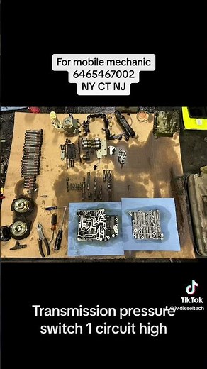 Allison transmission pressure switch 1 circuit high