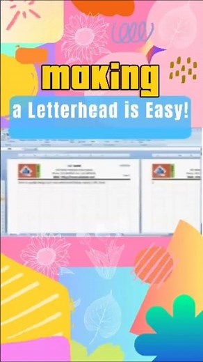 Making a Letterhead is Easy!