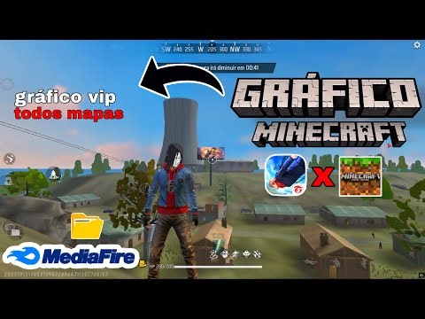How to add Minecraft graphics to Free Fire (updated Android and PC) - More FPS and Less Lag ✅