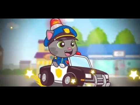 Police Talking Tom Candy Run