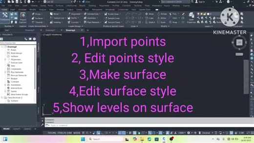 How to create a surface from points in AutoCAD | Nadeem Muhammad posted on the topic | LinkedIn