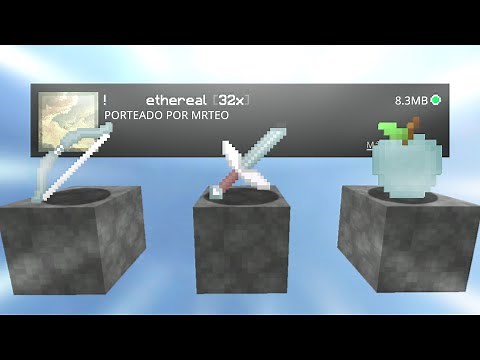 🌠✅ ETHEREAL [32x32] | MCPE PVP TEXTURE PACK - TEXTURA PARA MINECRAFT BEDROCK 1.17.2 OFFICIAL 32X32 😎