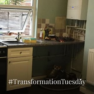 88 reactions · 84 comments | #TransformationTuesday ✨ This smart and timeless Shaker kitchen in Lava Matt forms a fresh and friendly feel to the hub of the home. The light Oak worktop adds charm and character to this beautiful smaller space. What a Wrenovation.   Instagrammer: ourlansdownterrace #wrenkitchens #wrenovation | Wren Kitchens | Facebook