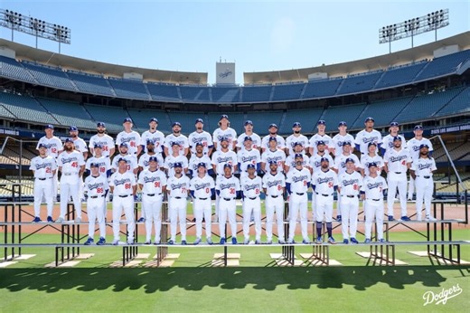 Behind The Scenes For 2025 Dodgers Team Photo Day At Dodger Stadium