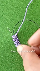 How to do double chain stitch 2 #reelsviralシfb #bordado #ruphandicraft | Basic Embroidery ABC