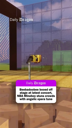@dailydragonmc | Beebadoobee was booed off stage at her latest performance in Slime Square, and NBA Mineboy saved the day with an emotional opera... | Instagram