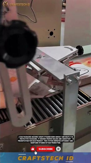 Bao Bun Packaging Machine – Automatic Food Packing Process #industrialmachine #machine