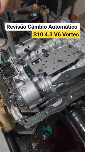 Automatic Transmission Overhaul S10 4.3 V6 Vortec #s10 #4l60e #mecanicadsa #curitiba #vortec