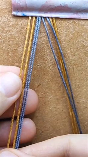 Crafting With Paper on Instagram: "Macrame bracelet 😍 #viral #macramelove #love #trending #crafts"