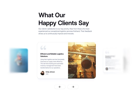 Genesis Kit - Logistics Landing Page