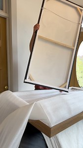 12K views · 306 reactions | From box to wall, it takes less than 1 min to hang my art. I think this is one of the coolest features of my prints. | James Corwin | Facebook