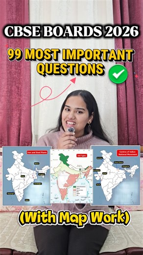 Prashant Antal on Instagram: "Class 10 SST | Board Exam Preparation 📘 99 Most Important Questions + Complete Map Work (PDF) ✔ History, Geography, Civics & Economics covered ✔ Board-pattern & exam-oriented questions ✔ Chapter-wise complete map work ✔ Designed for smart revision & final preparation 📌 HOW TO GET THE PDF: 1️⃣ Comment **“99 Questions”** on this reel 2️⃣ The PDF will be sent directly to your DM 3️⃣ Save this post for exam-time revision 🔖 This PDF is personally provided to every stu