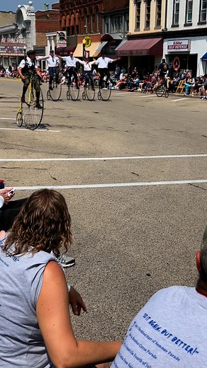 The Wheelmen did a great job leading off our parade! | Big Top Parade - Baraboo, WI