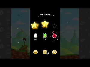 Angry Birds Classic Red's Mighty Feathers (Egg Defender) Gameplay (PC version)