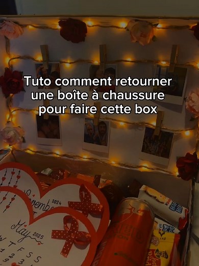Tuto pour retourner une boîte à chaussures