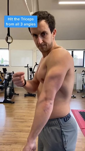 Train the Triceps from each angle 💪 #tricep #triceps #tricepworkout #core #viral #feature #muscle #fyp #posture #fitness
