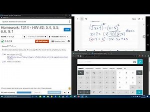 College Algebra - MyLab Math - HW#2: Question #17