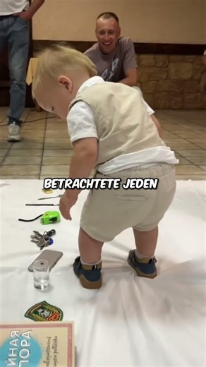 This boy is choosing his future profession