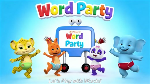 【Word party】文字派对1~4季50集全 | 萌趣动画带娃轻松英语启蒙！