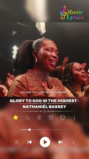 GLORY TO GOD IN THE HIGHEST by NATHANIEL BASSEY #gospel #worship #hallelujahchallenge #musiclyrics