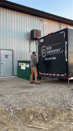 7.5K views · 240 reactions | When your current post frame build is 332 feet long…. You do the obvious & buy a redneck golf cart for the team to get around  It even tucks in nice & safe right in our @southlandtrailers tool trailer!! #CinchCarpentry #QualityOverQuantity #PostFrame #JohnDeere #Gator #Redneck #GolfCart #Framing #Carpentry #Equipment #Machinery #BlueCollar #Alberta | Cinch Carpentry | Facebook