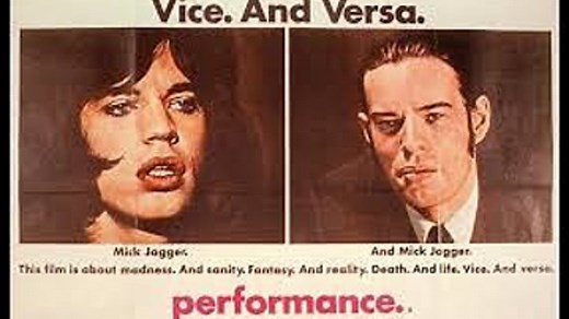 ASA 🎥📽🎬 Performance (1970) a film directed by Nicolas Roeg, Donald Cammell with James Fox , Mick Jagger, Anita Pallenberg, Michèle Breton