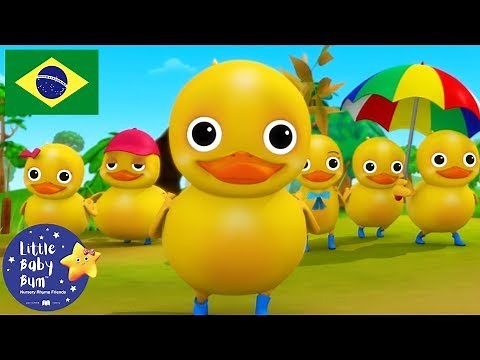 Desenho para Bebe | Seis Patinhos | Canções para Bebe | Little Baby Bum em Português