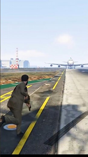GTA : 5 Audi vs aeroplane | #gta #luxurycar #gtaonline #gtamods