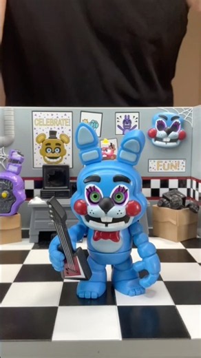 Funko Snaps- Toy Bonnie takes over the office #fnaf #shorts #funko #asmr #toybonnie #bonnie #toys