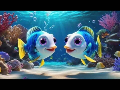 海の中の魚を数える | 子ども向けカウントソング