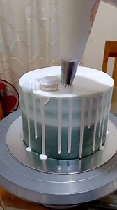 3.3K views · 239 reactions | Drip cake decorating #simplecakedesign #thankyou #millionviews Windel Basas | Jocelyn Basas | Facebook