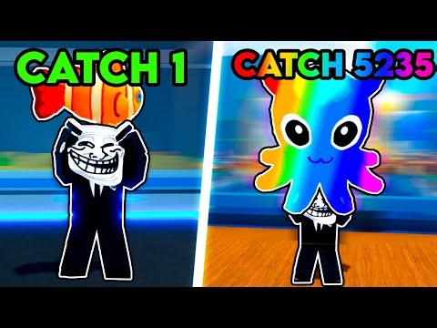Catching the BEST FISH In Roblox Fish And Fight...