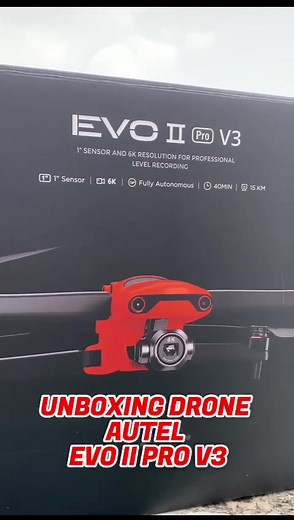 Unboxing Autel Evo II Pro,Yuk Yang Minta Di Spill Langsung Meluncur Yaaa ☺️.#hugostore_id #dronevideo #autelevo2pro #autelproduct