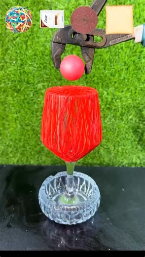 Experiment 1000°C ball Vs Rubber Band , Bread😱 #experiment #science #asmr #fyp | Bv Experiments