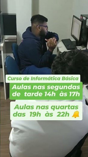 Aprenda a mexer no computador de verdade faça o curso de informática básica. #cursos #informatica
