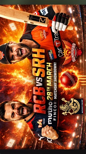 RCB vs SRH 28 March 2026 🔥 Kaun Jeetega? Full Match Preview | Virat vs Cummins Clash 💥#cricket #new