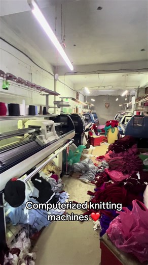 Computerized knitting machines ❤️#smarikaemboridery #clothing #customcapembroiderycapinnepal #brandlogo #dovisit