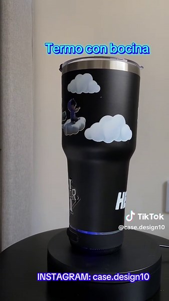 Termo con Bocina Personalizado de 900ml - Junior H