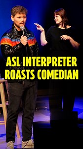 Who knew silence could hurt this much? #comedy #standup #deaf #interpreter #asl #roast | Drew Lynch