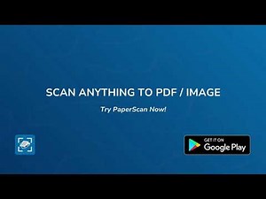 Paper Scan - PDF Scanneer