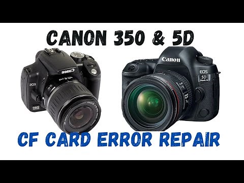 Solving CF Card error on Digital Camera | DSLR | Erro 99