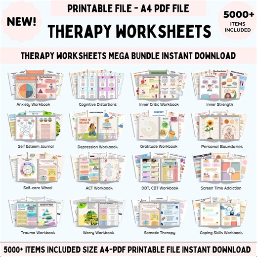 Therapy Bundle, Psychology Worksheets, Internal Family Systems, DBT Bundle, EMDR Scripts, Trauma Bundle, Act Bundle, Psychologist Resources - Etsy New Zealand