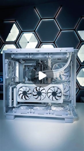 Fuziqo on Instagram: "New PC build is finally done! Watch the whole vid for the reveal 😍 For this last part we got this awesome vertical GPU holder kit V3 from @coolermaster. Looks really clean and it’s also adjustable as seen in the vid! Here is the PC specs! Case: Montech King 95 PRO PSU: Montech Century G5 850W Motherboard: Gigabyte B650 Aorus elite ax ice CPU: AMD 7800X3D CPU cooler: Cooler Master masterliquid atmos GPU holder: Cooler Master vertical holder kit V3 GPU: Gigabyte 4070 Super a