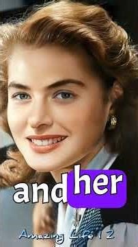 Ingrid Bergman Shocking Life Story & Rare Pictures#shortsfeed #shorts#IngridBergman #HollywoodLegend