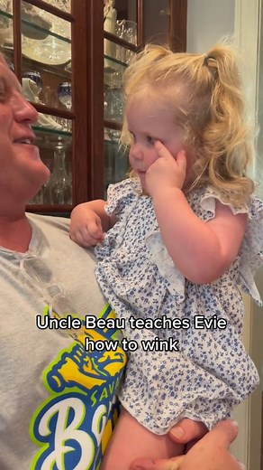 Winking Lessons with Uncle Beau… results may vary 😉😌 #cutebabies #cute #smartbaby #👩‍❤️‍👨👨‍👩‍👧🥰👏👍 | Birdie Mike